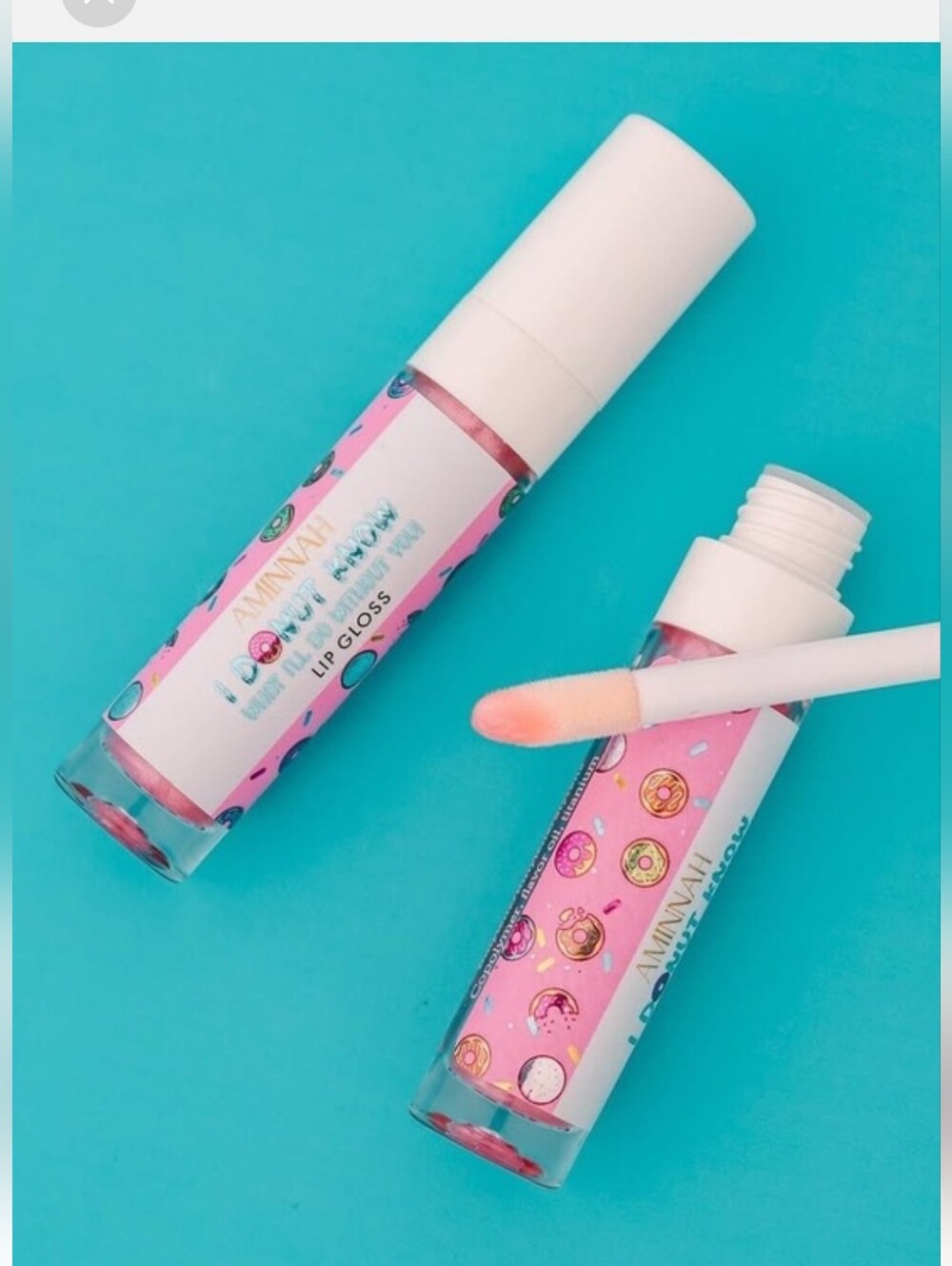 Amminah NIP "I DOnot Know" Pink Lip Gloss - Sheer Pink Shine